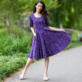 Cats Constellations Glow-in-the-Dark Twirl Dress